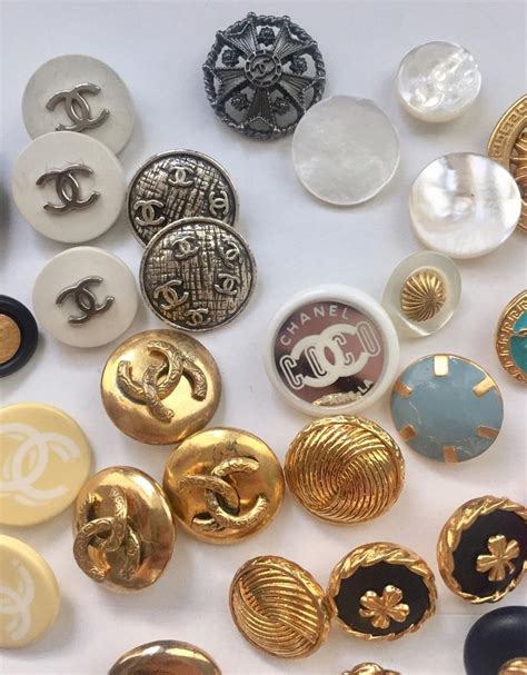 vintage chanel button|faux chanel buttons.